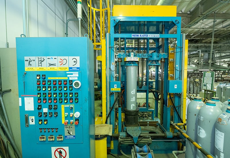 内面ショットブラスト設備